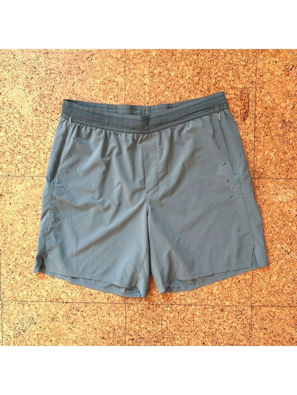 Ten Thousand Session Shorts Men's Medium Fir Green Drawstring Gym 7" Unlined